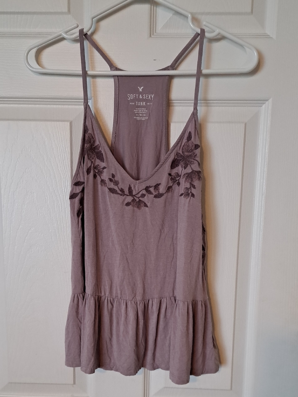 aerie Soft & Sexy Mauve Tank